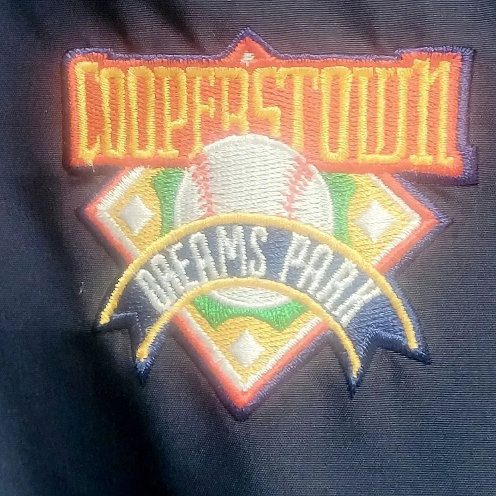 Cooperstown Dreams Park Baseball Pullover Windbreaker Warmup Short Sleeve 2X-3X